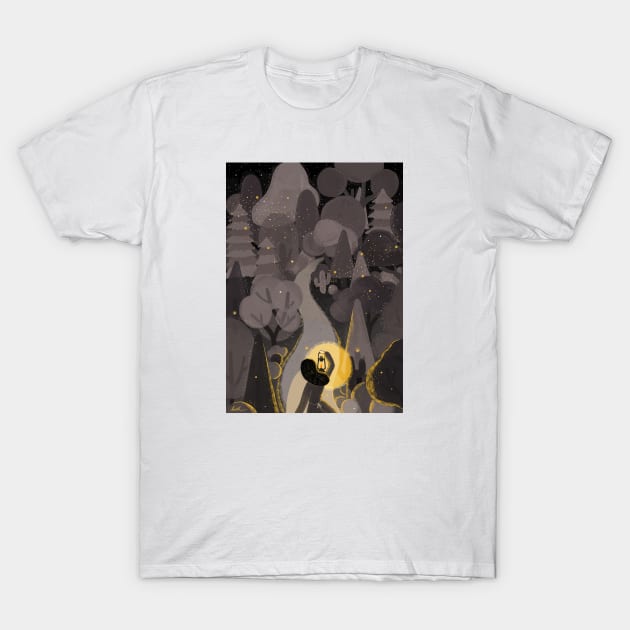 Light Will Guide You Home T-Shirt by Kathrin Honesta